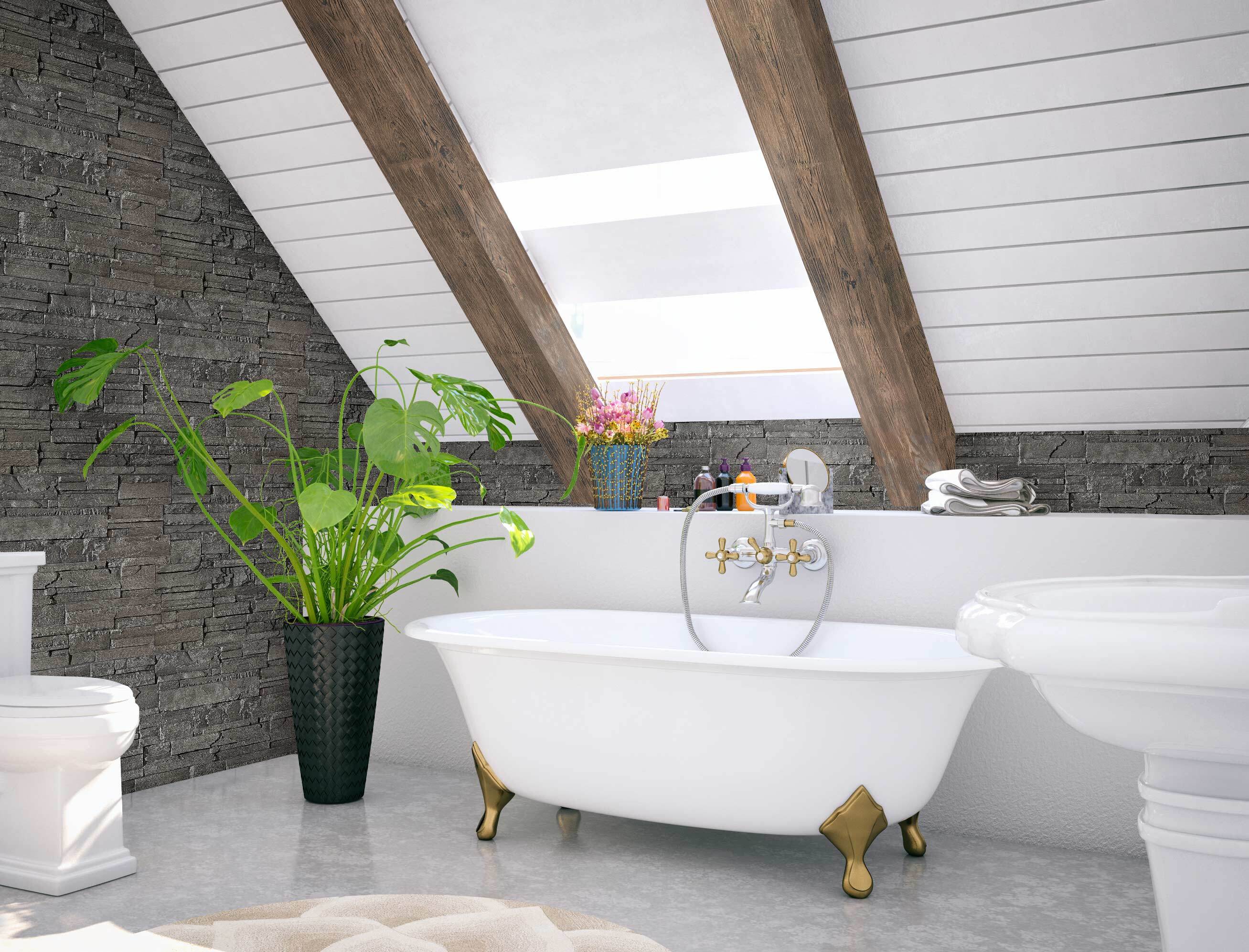 Old Barn Faux Wood Beams in Roasted