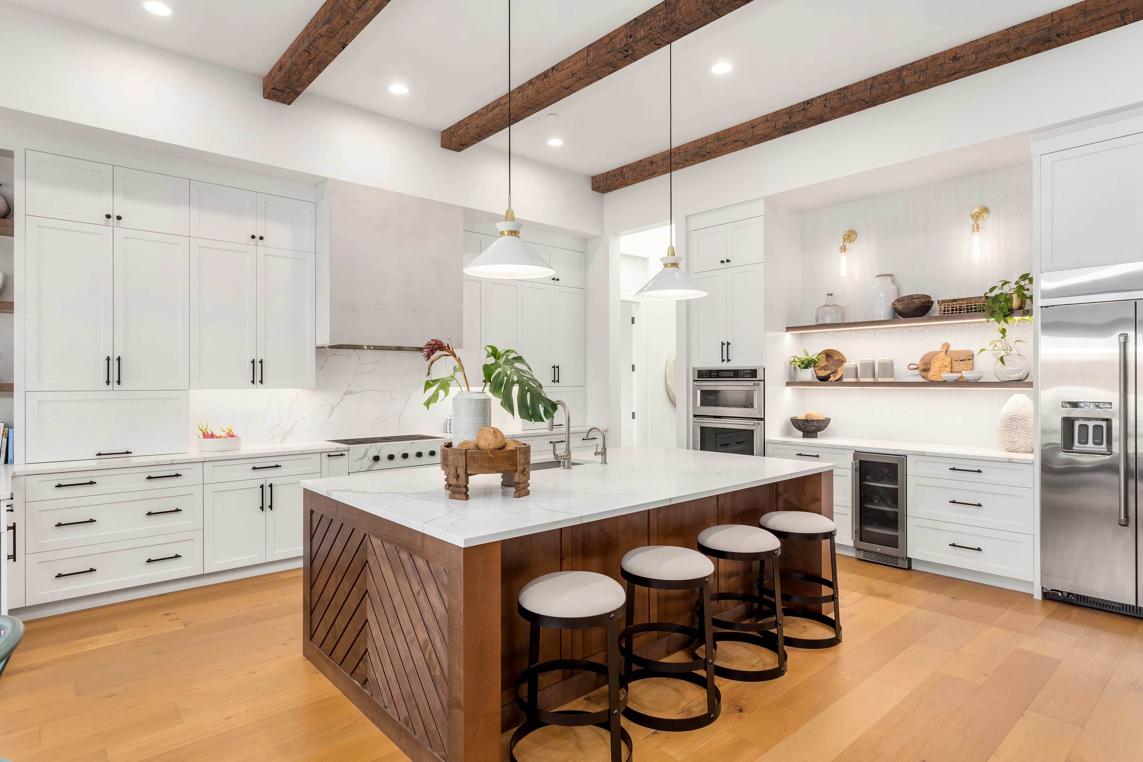 Old Tuscan Faux Wood Beams in Burnished
