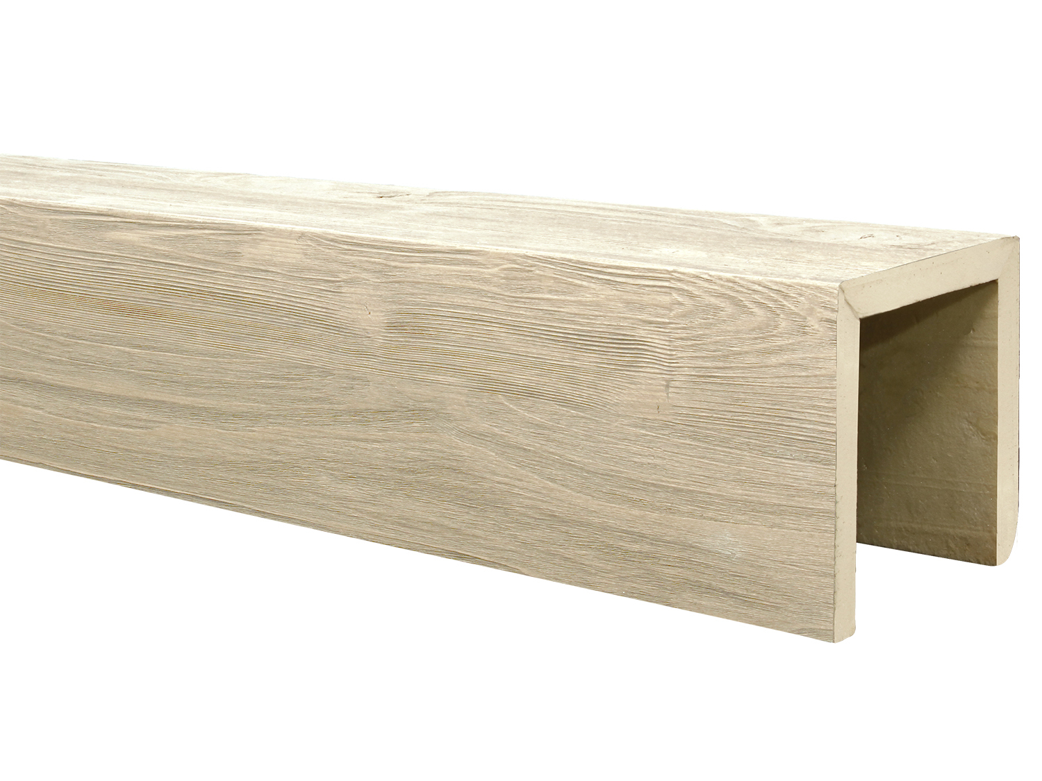 Old Barn Faux Wood Beam in Campfire Cream Old Barn Faux Wood Beam in Campfire Cream