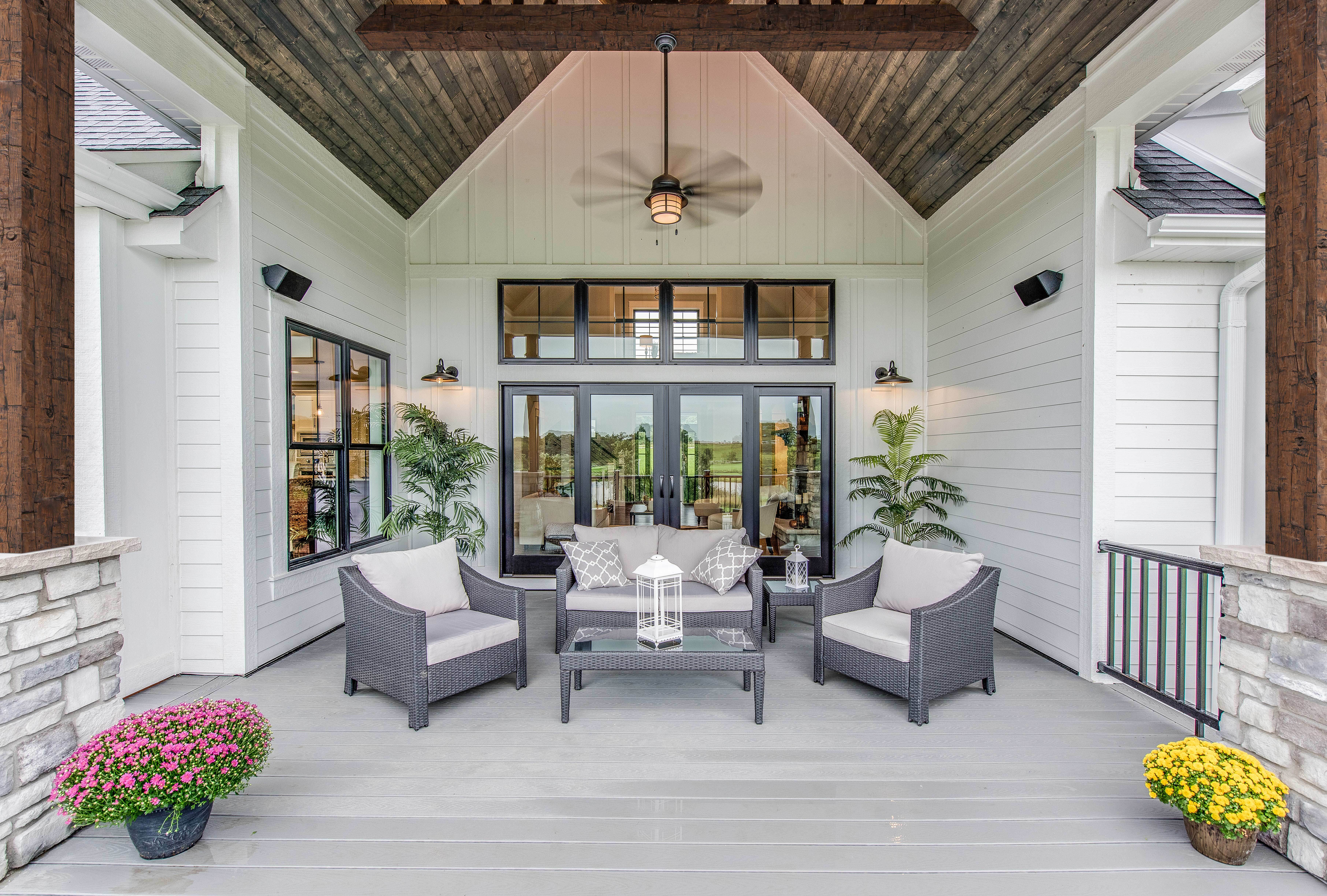 Old Tuscan Faux Beams in Burnished