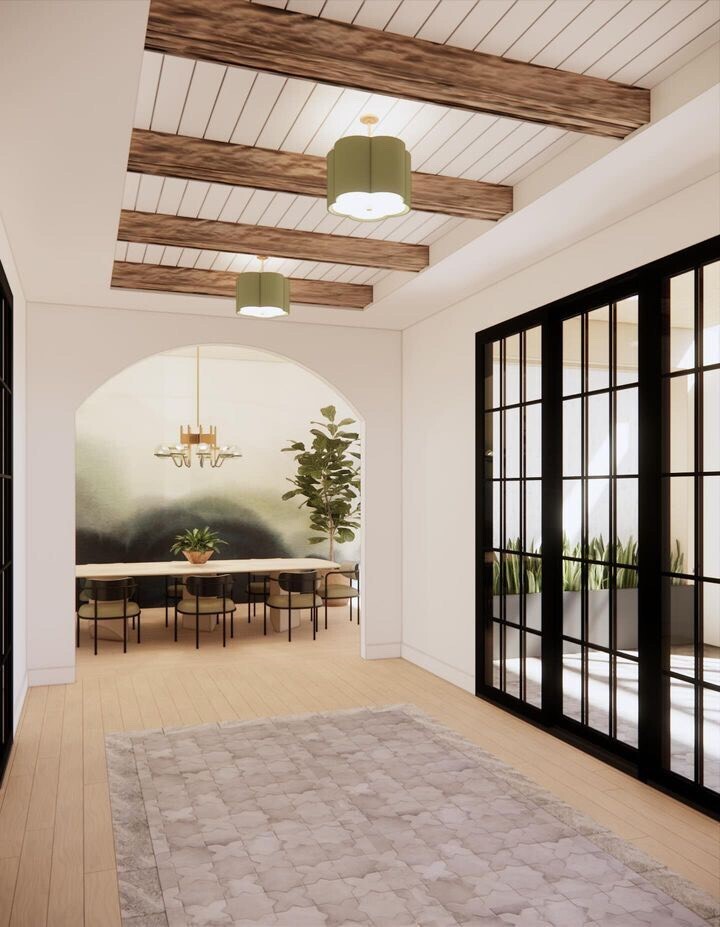 Old Tuscan Faux Wood Beams in Cappuccino