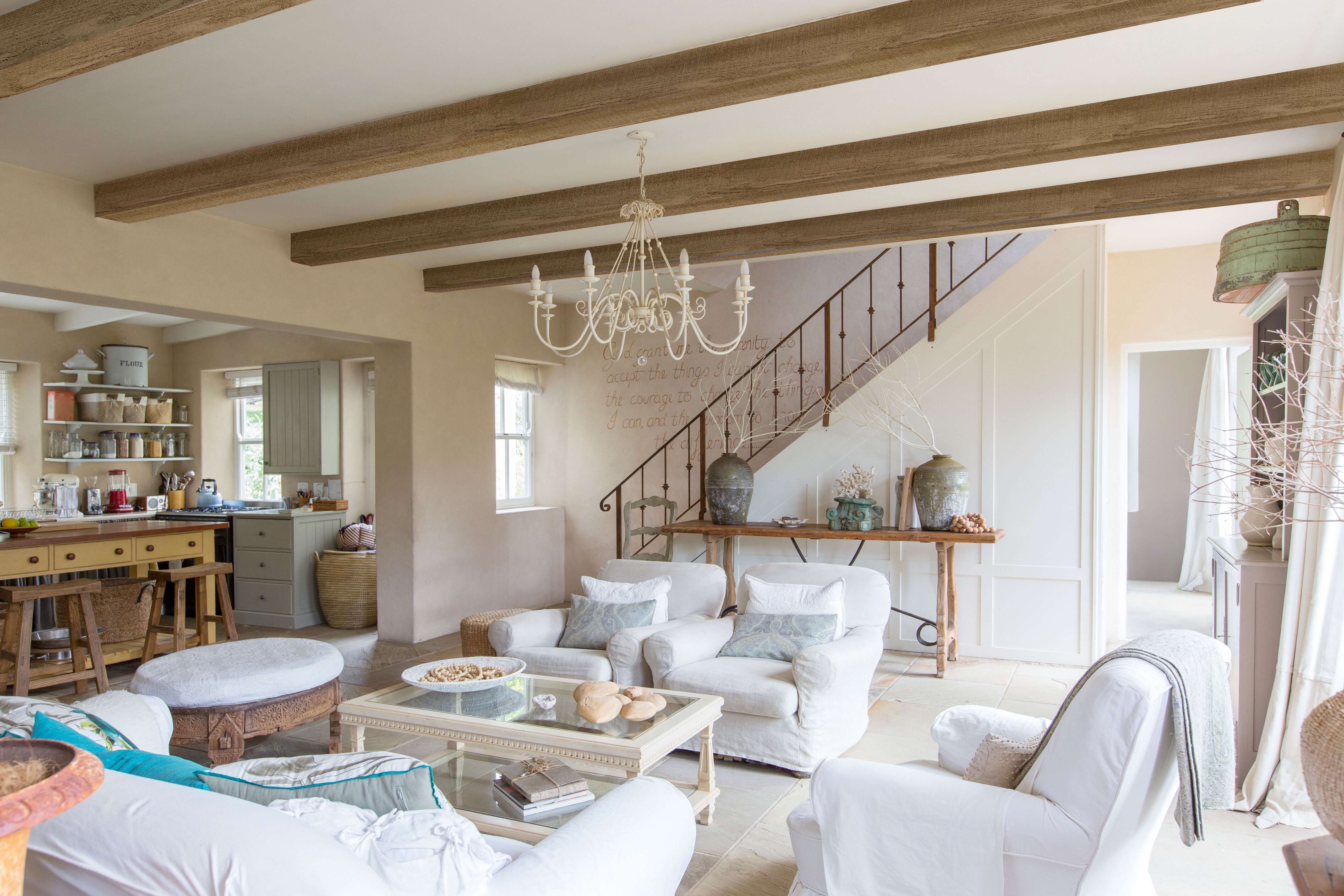 Band Sawn Faux Wood Beams in Cappuccino