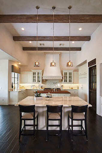 Magnolia Faux Wood Beams in Espresso Brown