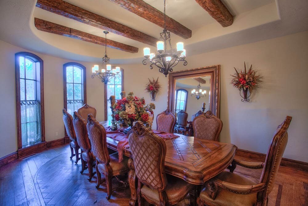 Old Tuscan Faux Wood Beams in Log