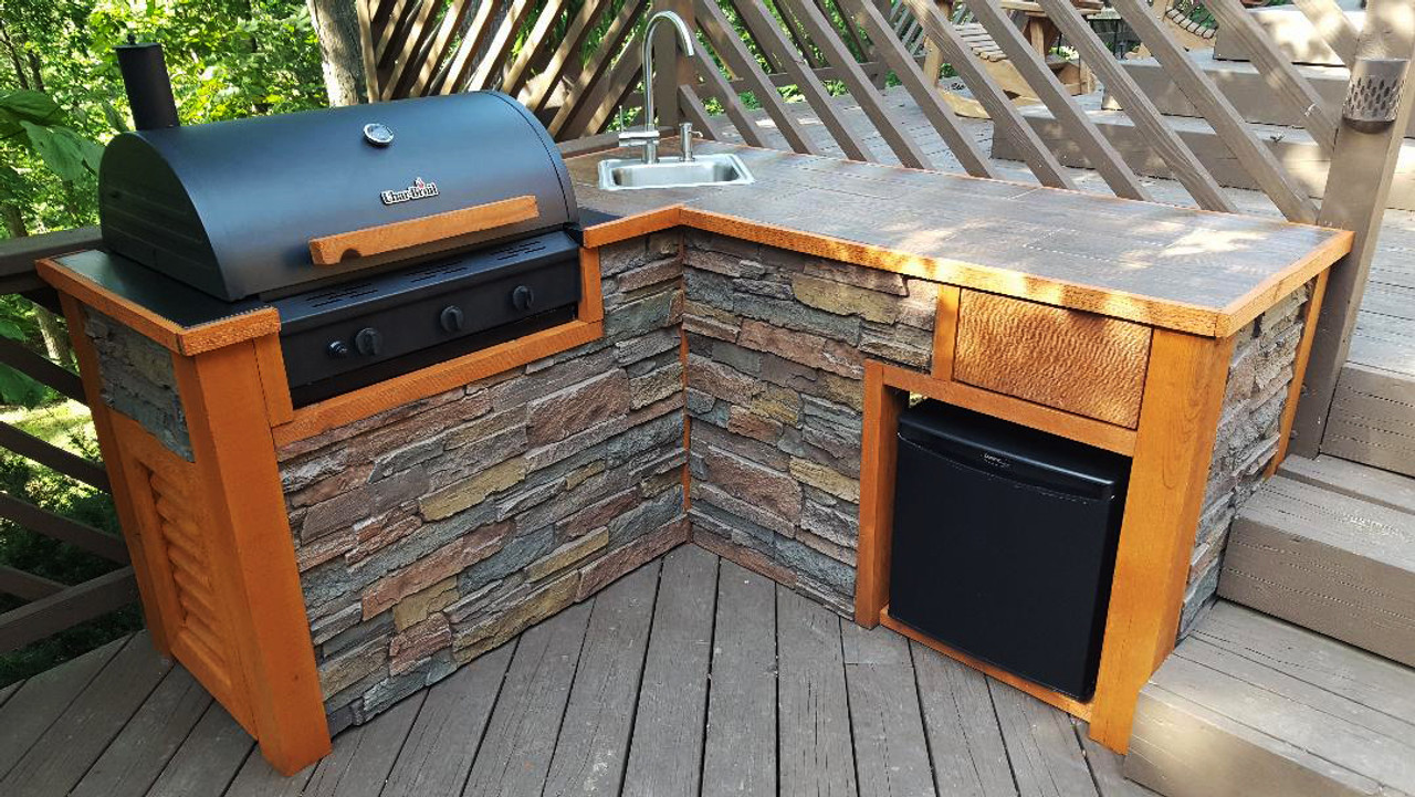 Fargo Dry Stack on an outdoor kitchen