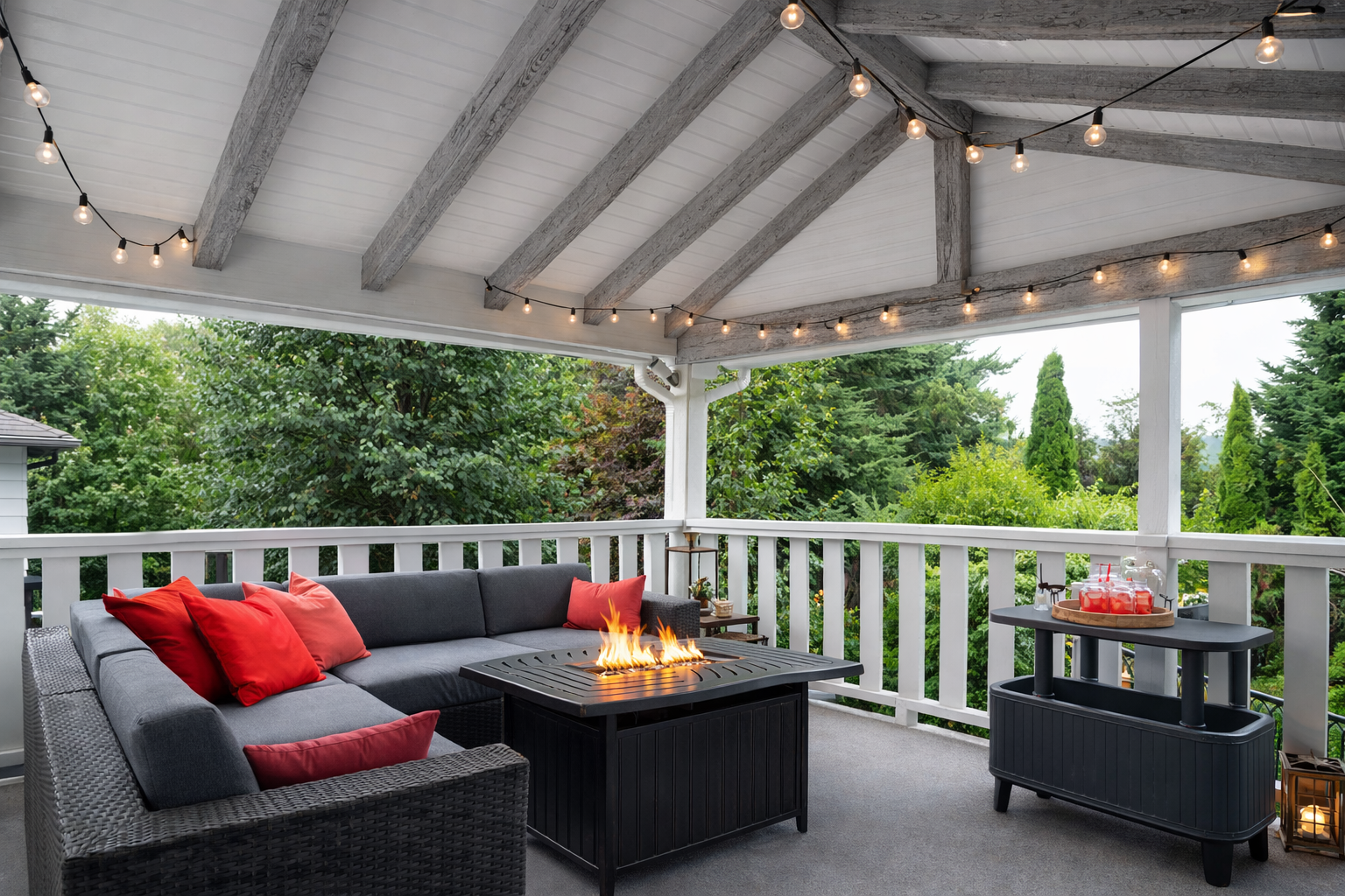 Magnolia Faux Wood Beams in Misty Harbor