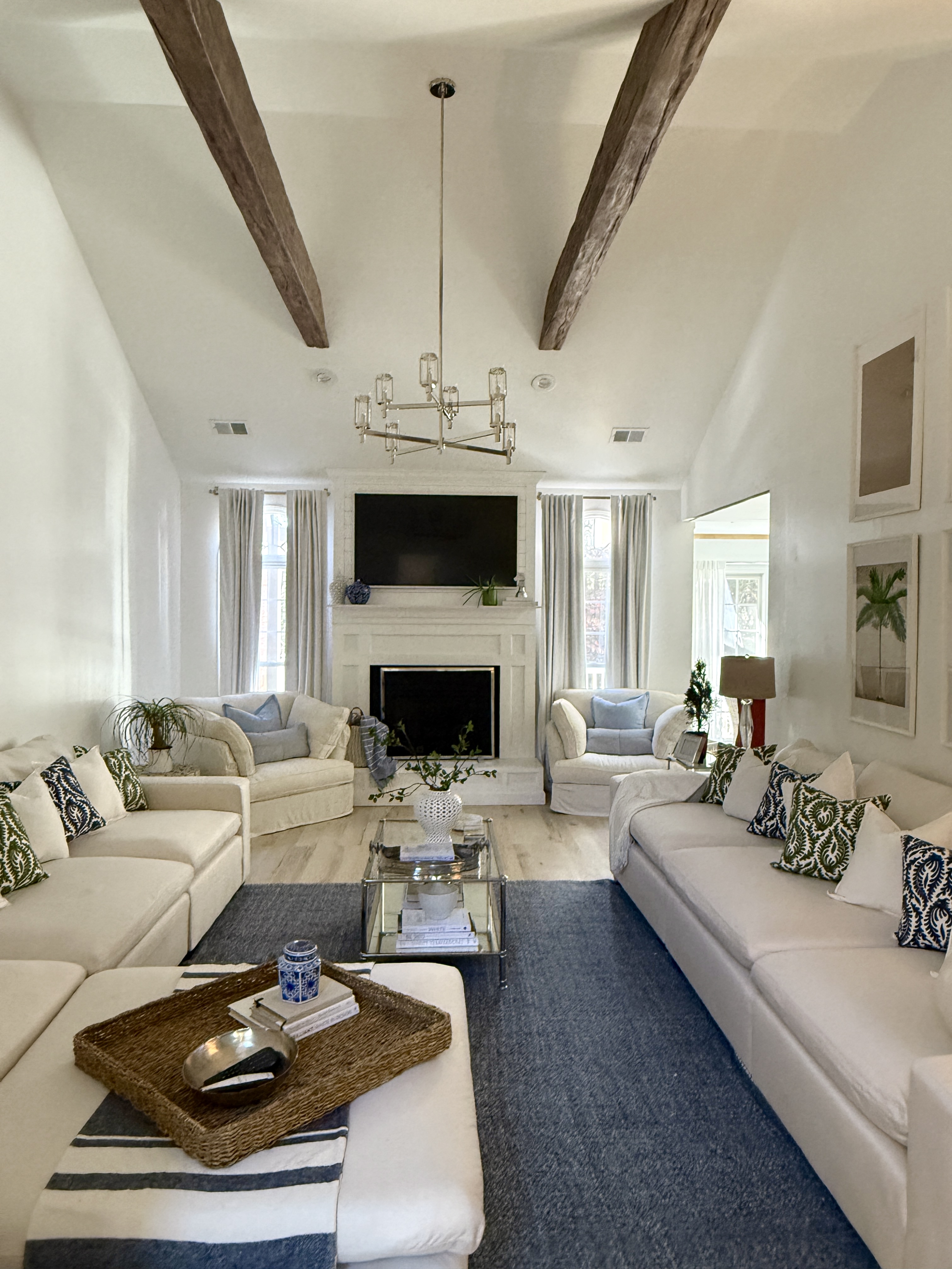 Magnolia Faux Wood Beams in Cappuccino