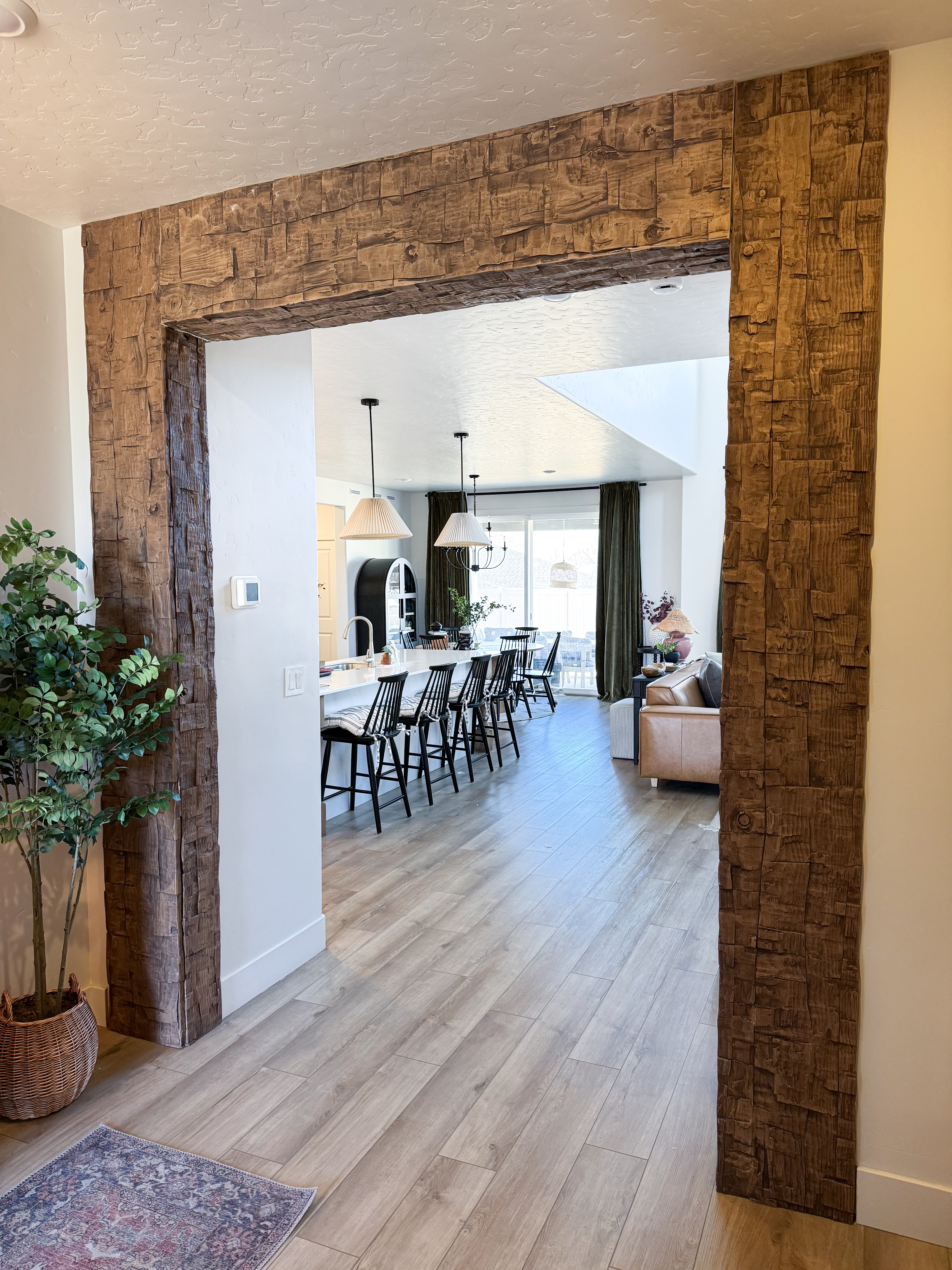 Old Tuscan Faux Wood Beams in Cappuccino Old Tuscan Faux Wood Beams in Cappuccino