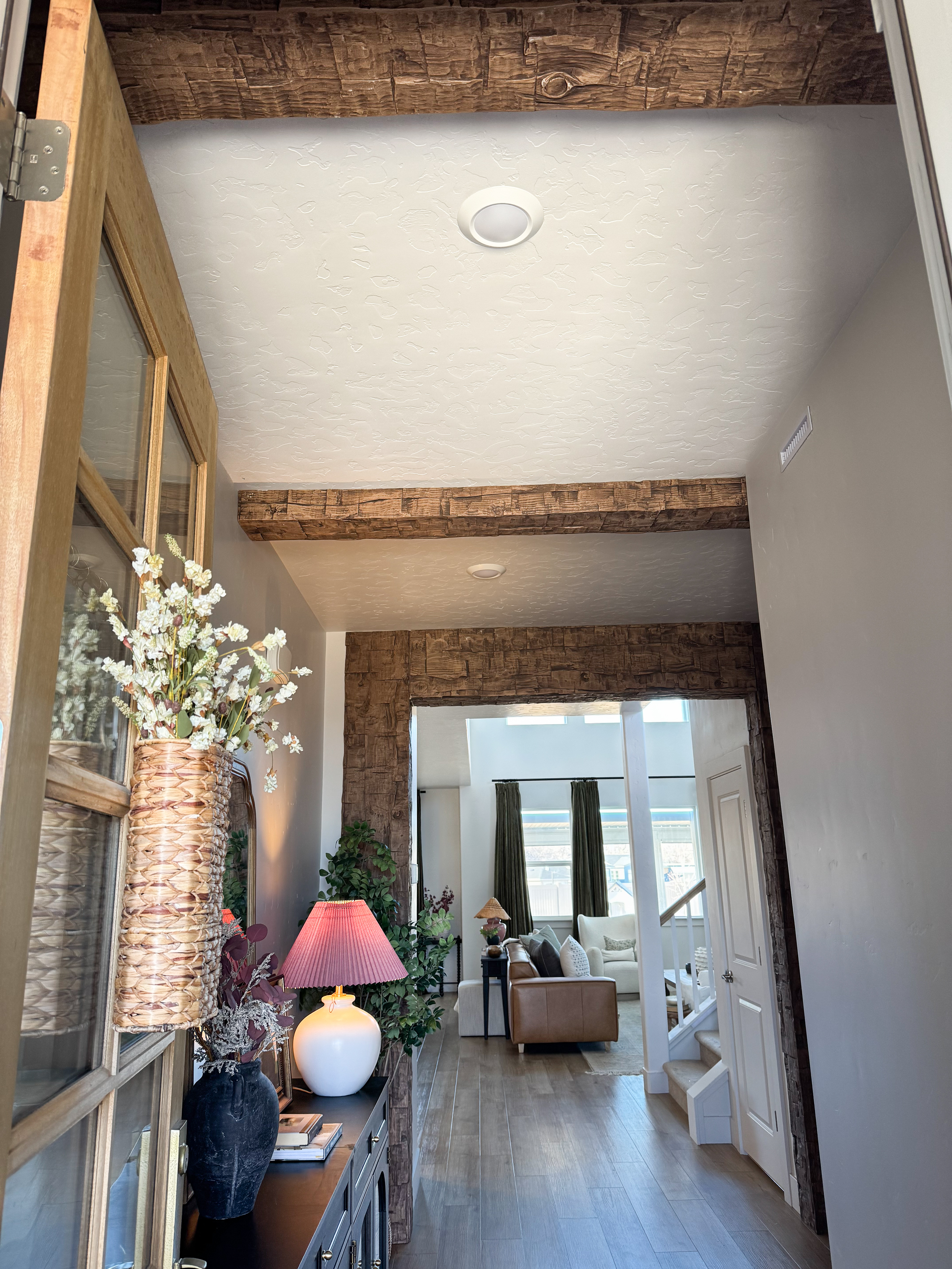 Old Tuscan Faux Wood Beams in Cappuccino Old Tuscan Faux Wood Beams in Cappuccino