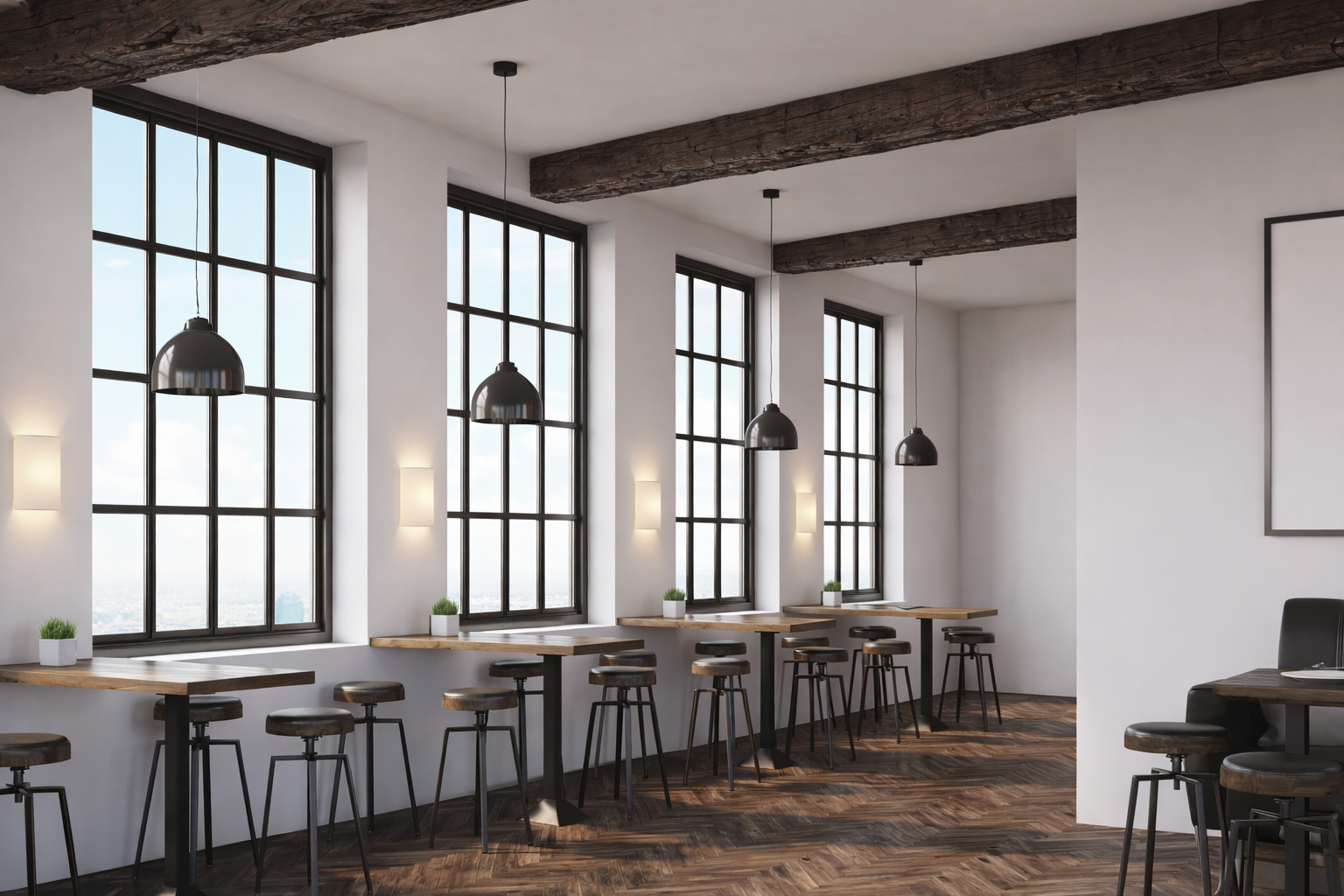 Old Tuscan Faux Wood Beams in Fresh Coffee